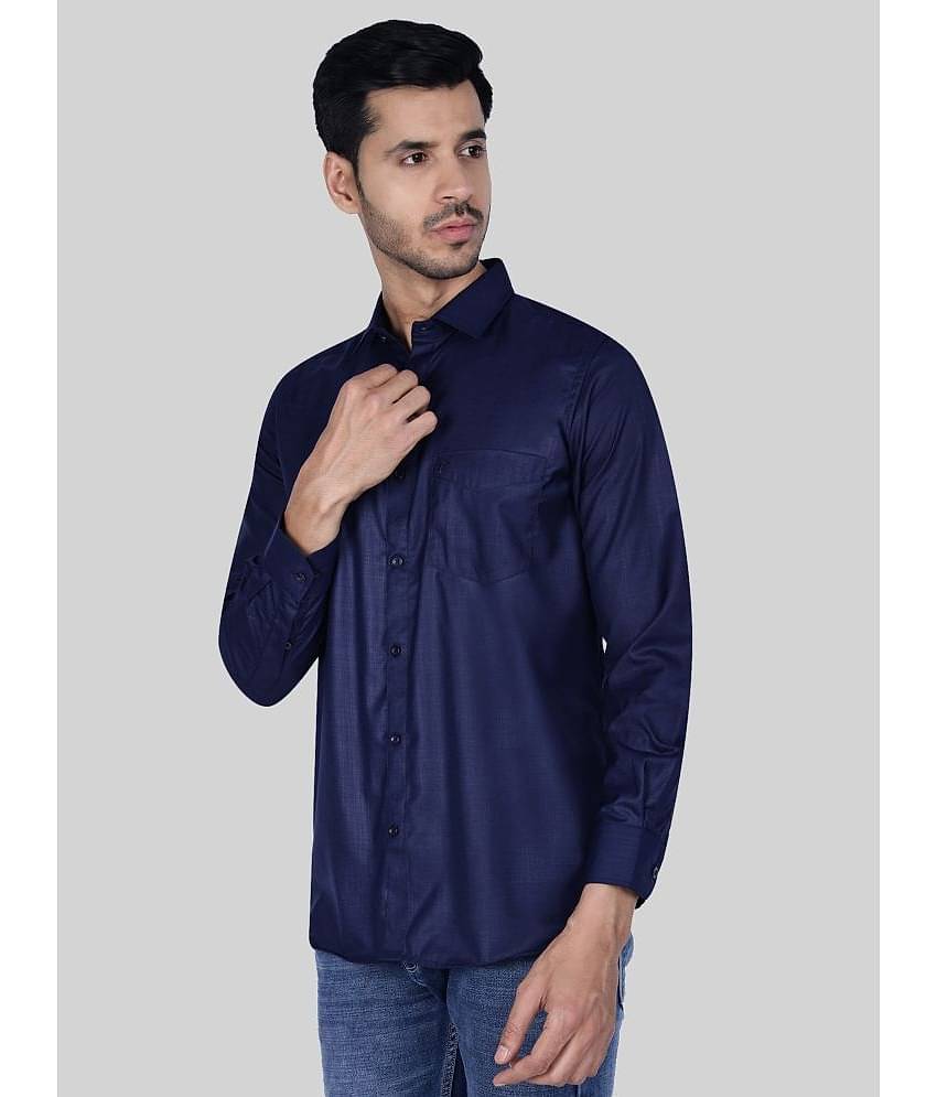 Comey Cotton Blend Regular Fit Full Sleeves Men's Formal Shirt - Brown ( Pack of 1 )