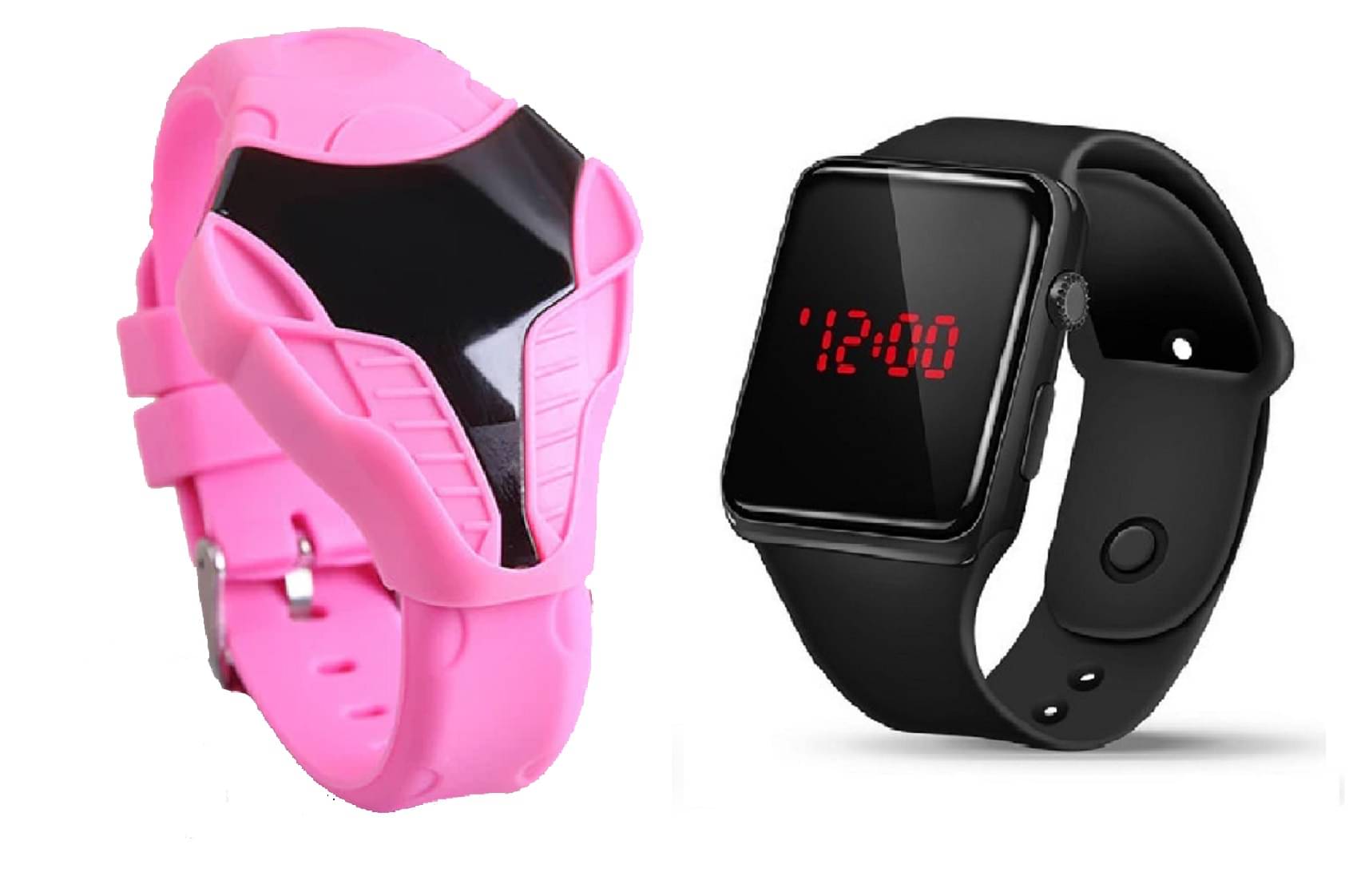     			Cosmic - Black Silicon Digital Men's Watch