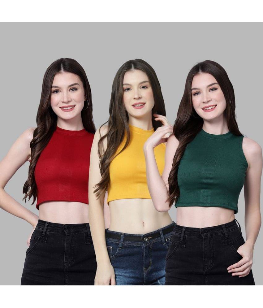     			Diaz Women Cotton Solid Regular Fit Round Neck T-Shirt ( Multicolor )
