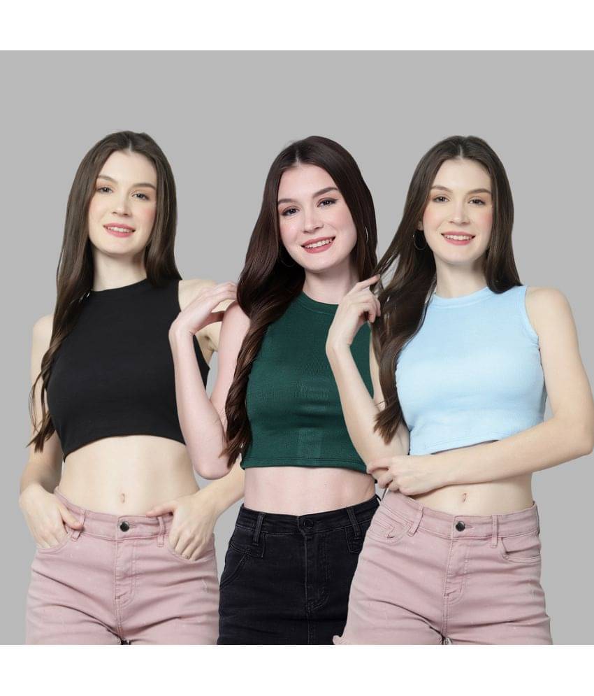     			Diaz Women Cotton Solid Regular Fit Round Neck T-Shirt ( Multicolor )