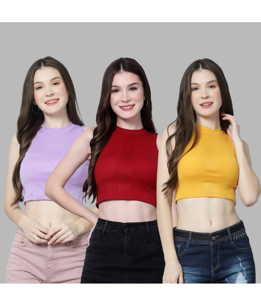     			Diaz Women Cotton Solid Regular Fit Round Neck T-Shirt ( Multicolor )