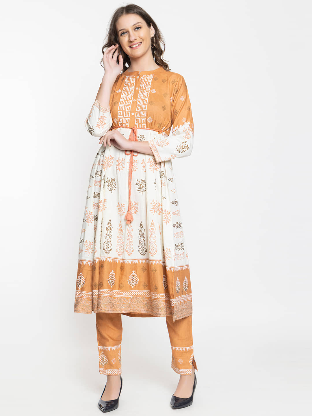 ELTHIA - Multicolor Cotton Women's Straight Kurti ( Pack of 1 ) - Kurtis, Tunics | Buy online on ZillyBuy