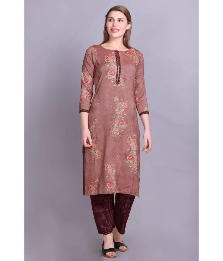 ELTHIA - Multicoloured Cotton Women's Straight Kurti ( Pack of 1 ) - Kurtis, Tunics | Buy online on ZillyBuy