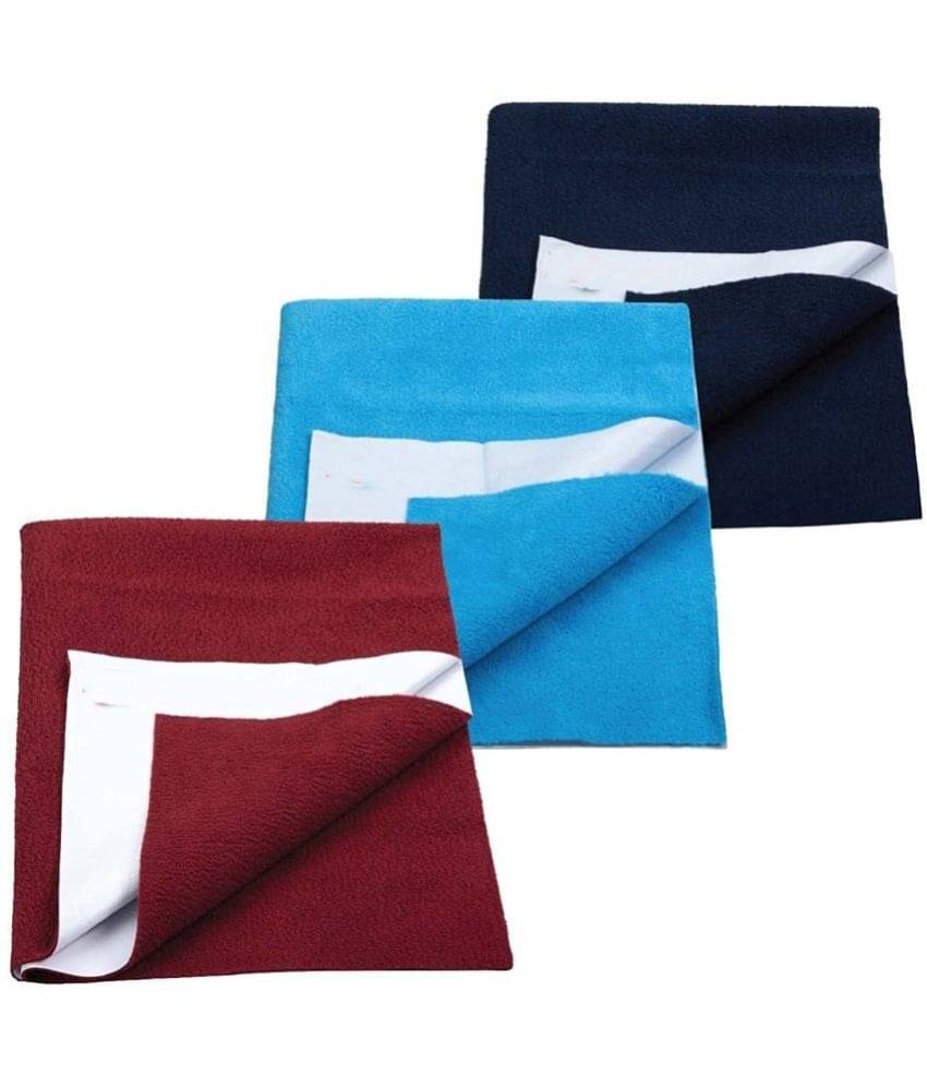 Fratelli - Multi-Colour Microfibre Bed Protector Sheet ( Pack of 3 ) Fratelli - Multi-Colour Microfibre Bed Protector Sheet ( Pack of 3 )