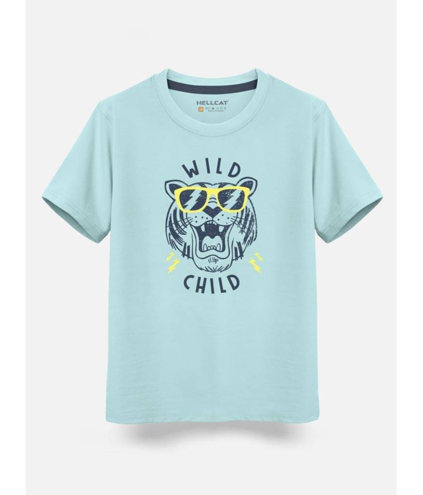     			HELLCAT Pack of 1 Boys Cotton Blend Polo T-Shirt ( Mint Green )