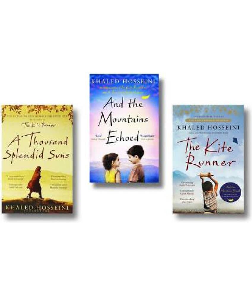 Khaled Hosseini Combo Of Three Book : And The Mountain Echoed + A Thousand Splendid Suns + The Kite Runner | Set Of Three - Stationery | Buy online on ZillyBuy