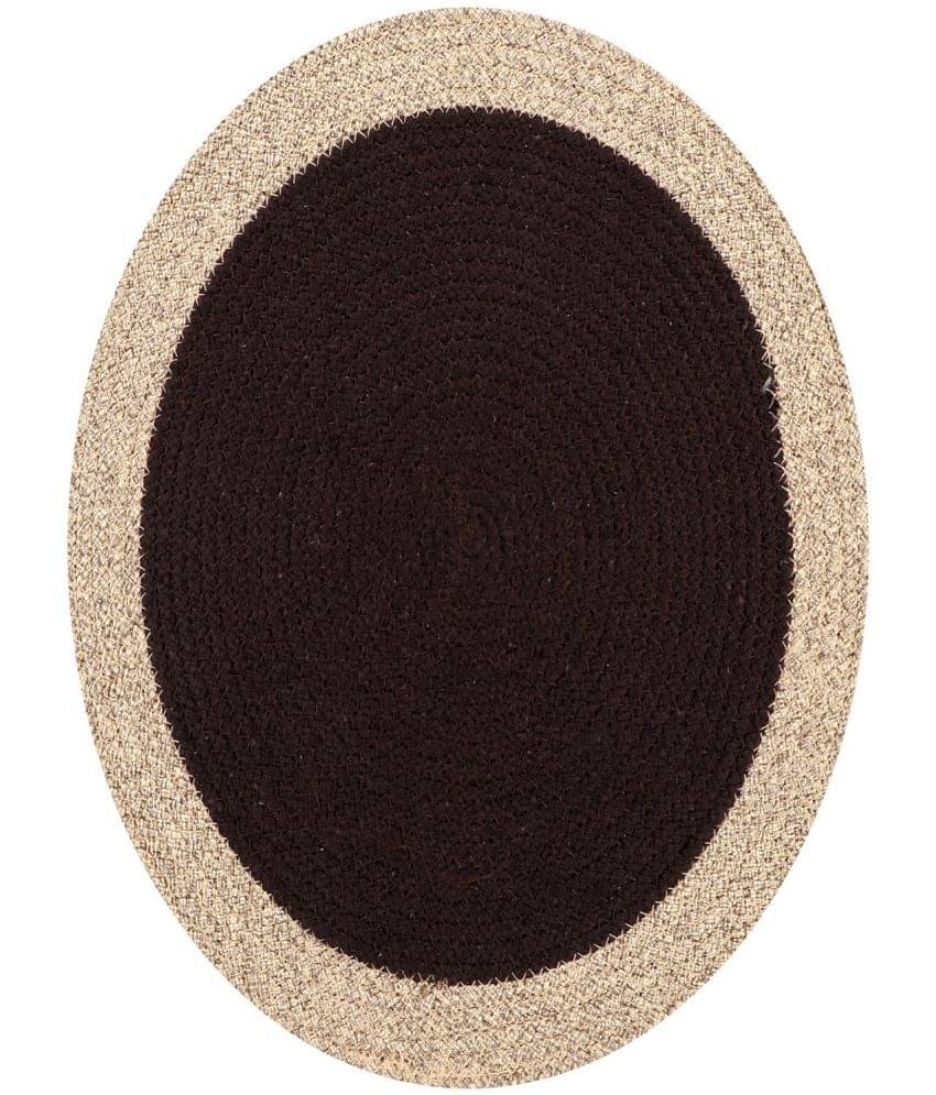 LADLI JEE Cotton Solid Round Table Mats 31 cm 31 cm Pack of 1 - Brown LADLI JEE Cotton Solid Round Table Mats 31 cm 31 cm Pack of 1 - Brown