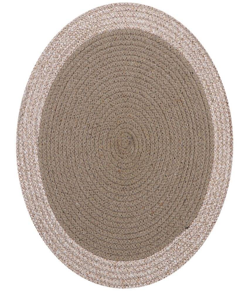 LADLI JEE Cotton Solid Round Table Mats 31 cm 31 cm Pack of 1 - Beige LADLI JEE Cotton Solid Round Table Mats 31 cm 31 cm Pack of 1 - Beige