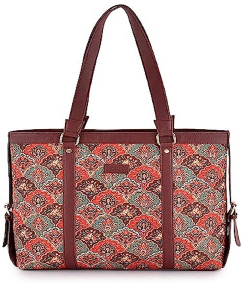     			Lychee Bags Shoulder Bag Canvas Set of 1 ( Multicolor )