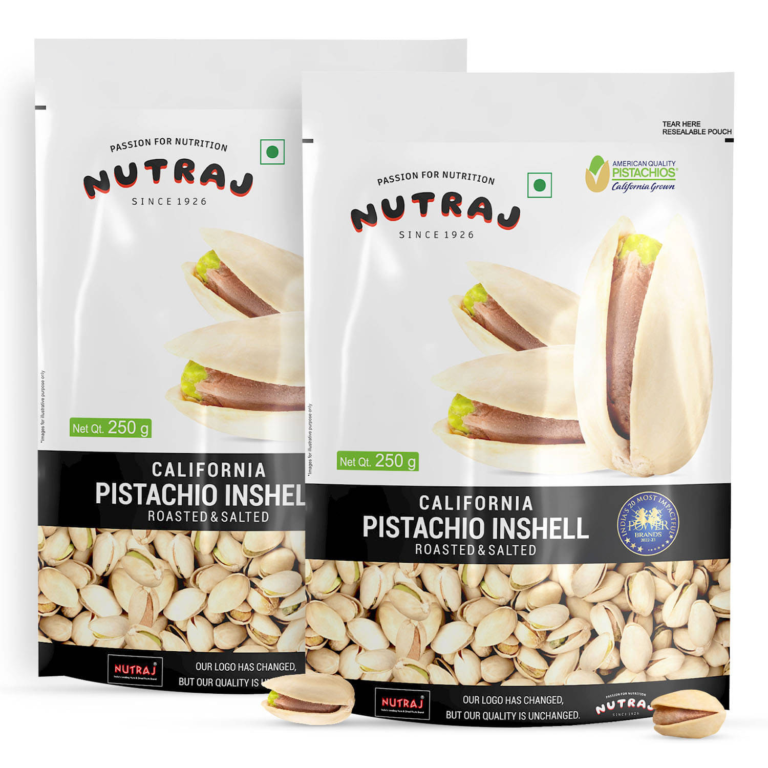 Nutraj California Roasted & Salted Pistachios 500g (2 x 250g) Nutraj California Roasted & Salted Pistachios 500g (2 x 250g)