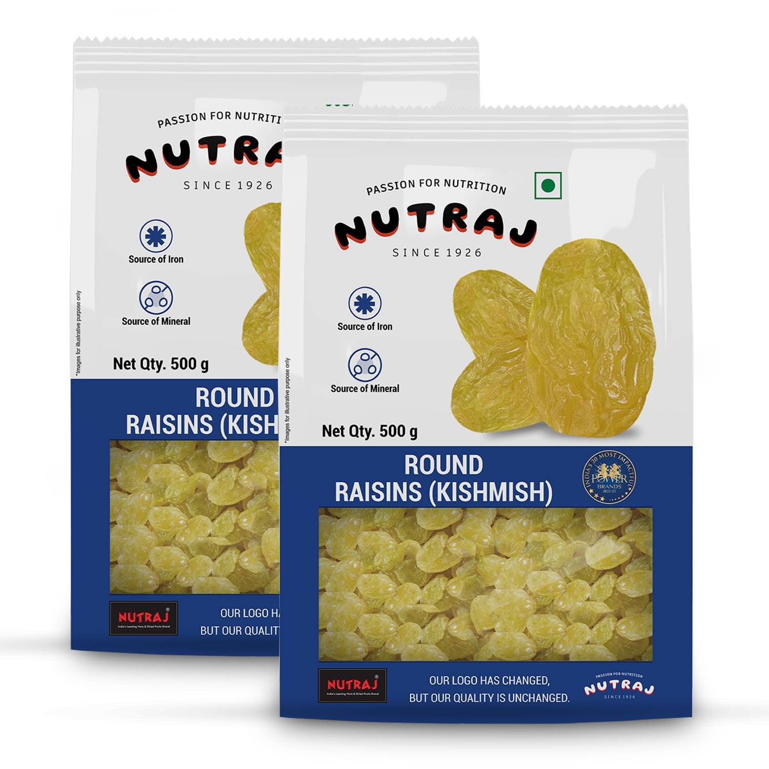 Nutraj Round Raisins 1 Kg (500g X 2) Nutraj Round Raisins 1 Kg (500g X 2)