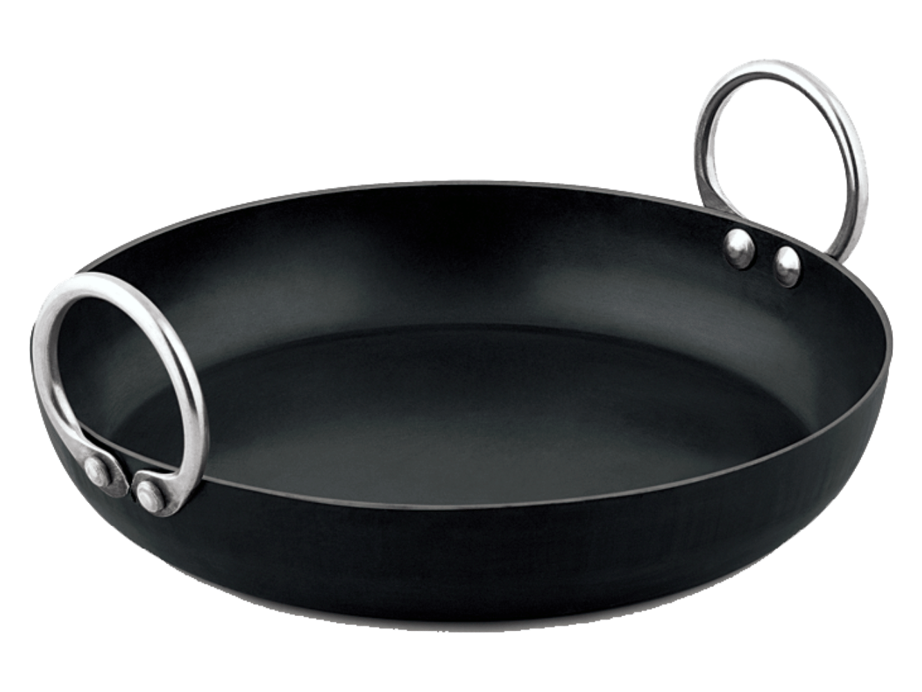     			Veer - Iron Non coated Shallow Kadhai 2 mm ( 2 ) L