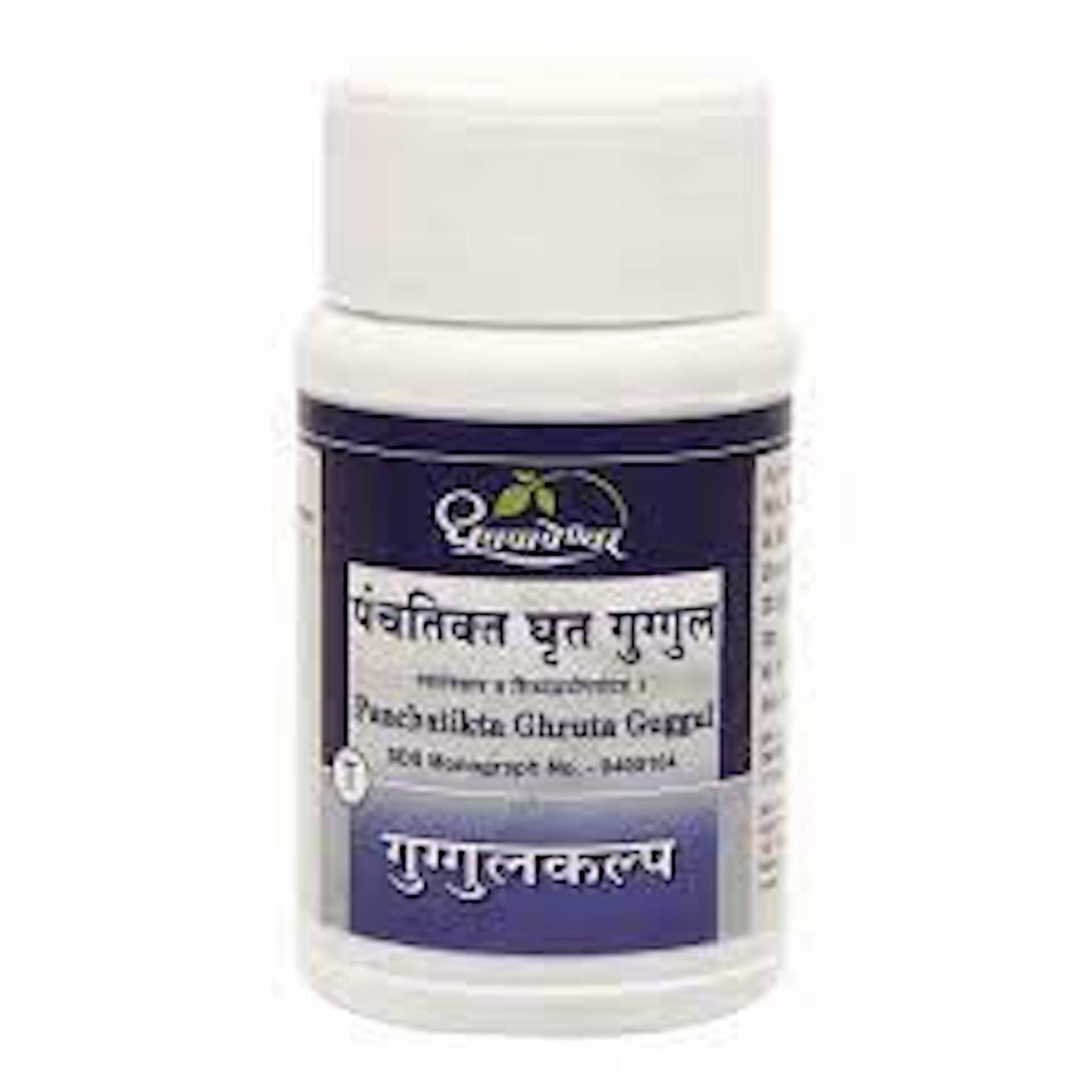 dhootpapaeshwar PANCHATIKTA GHRUTA GUGGUL 60 TABS (PACK OF 4)