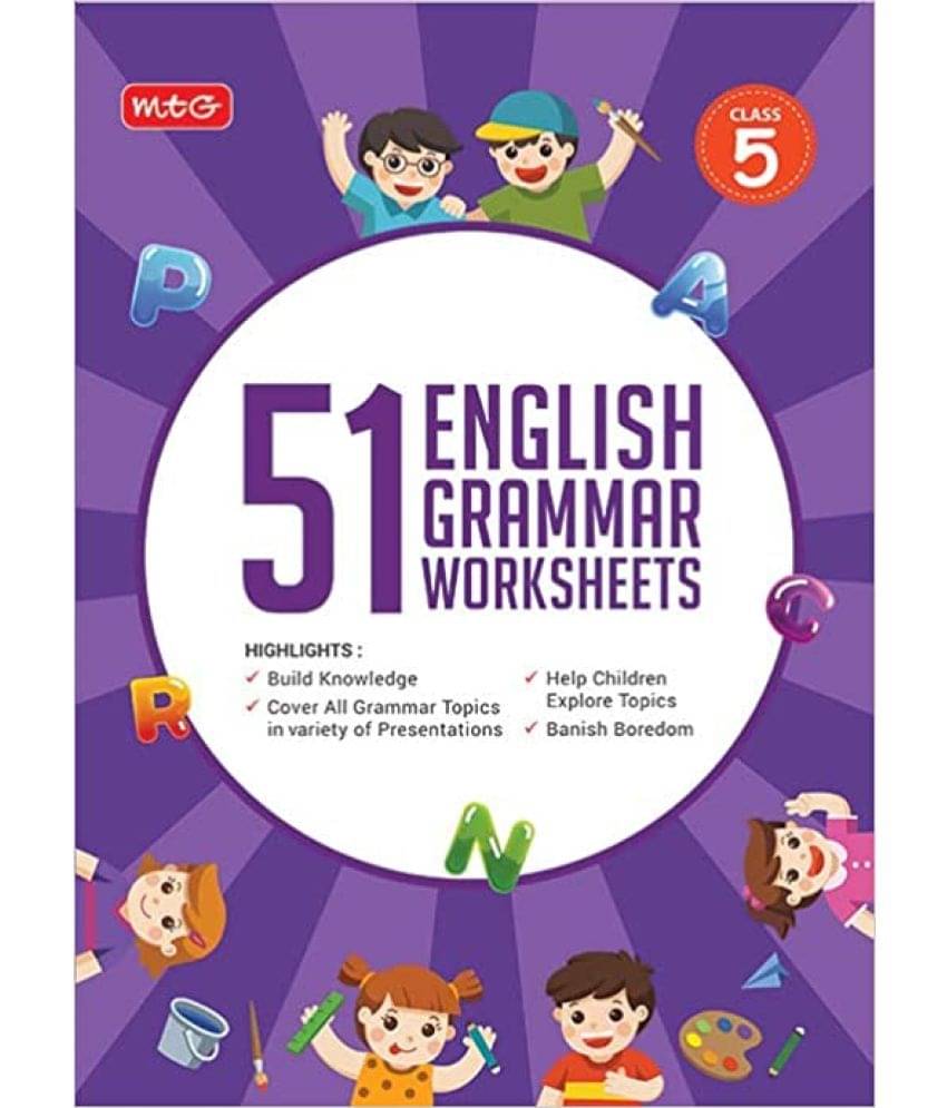     			51 English Grammar Worksheets Class-5