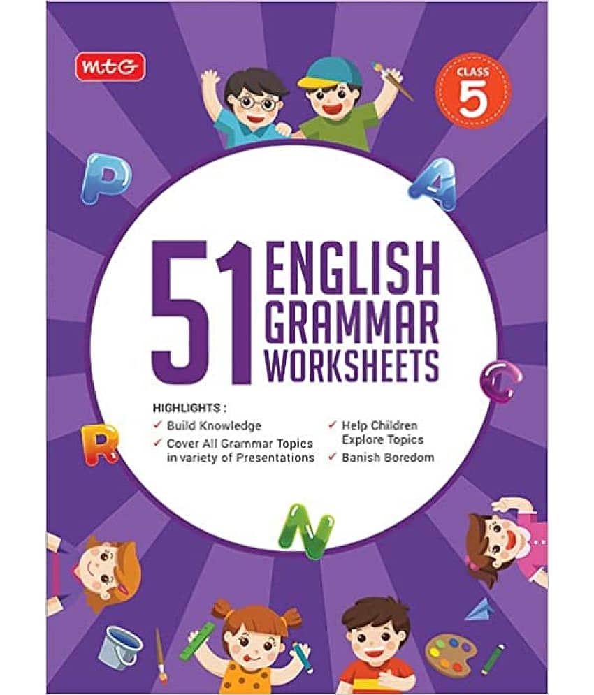 51 English Grammar Worksheets Class-5 - Stationery | Buy online on ZillyBuy