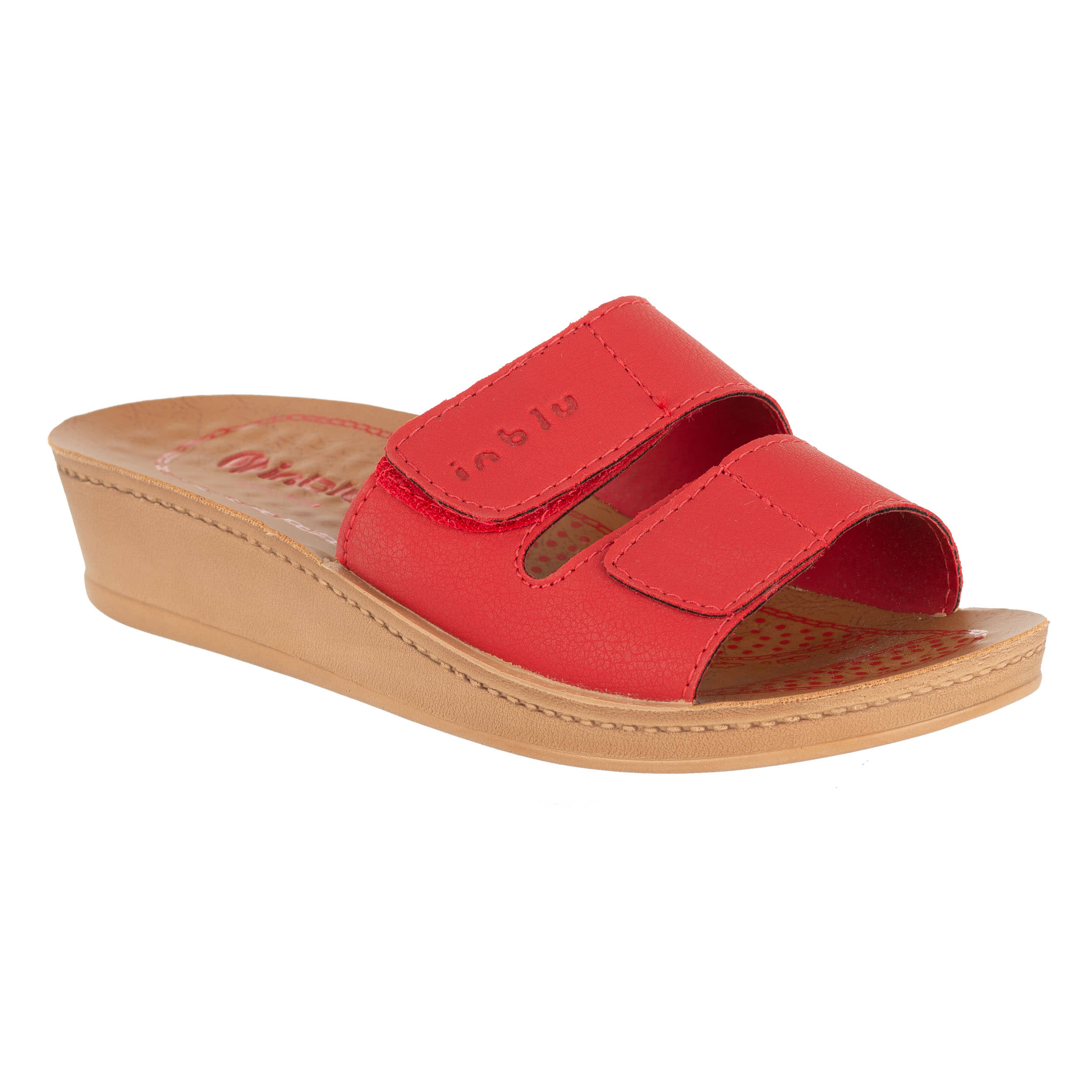 Aerowalk - Red Women's Slip On Heels - Heels | Buy online on ZillyBuy
