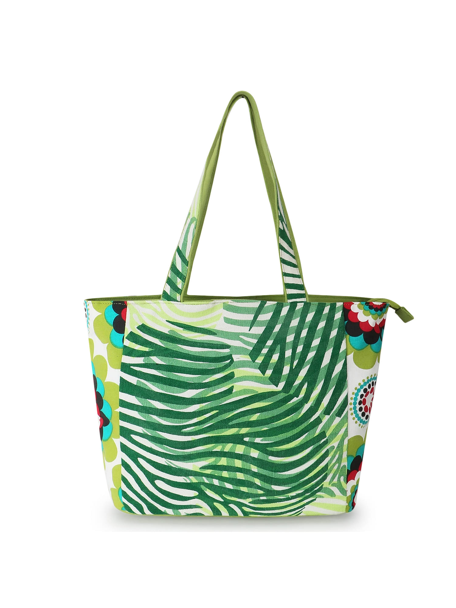     			Anekaant Shoulder Bag Canvas Set of 1 ( Green )