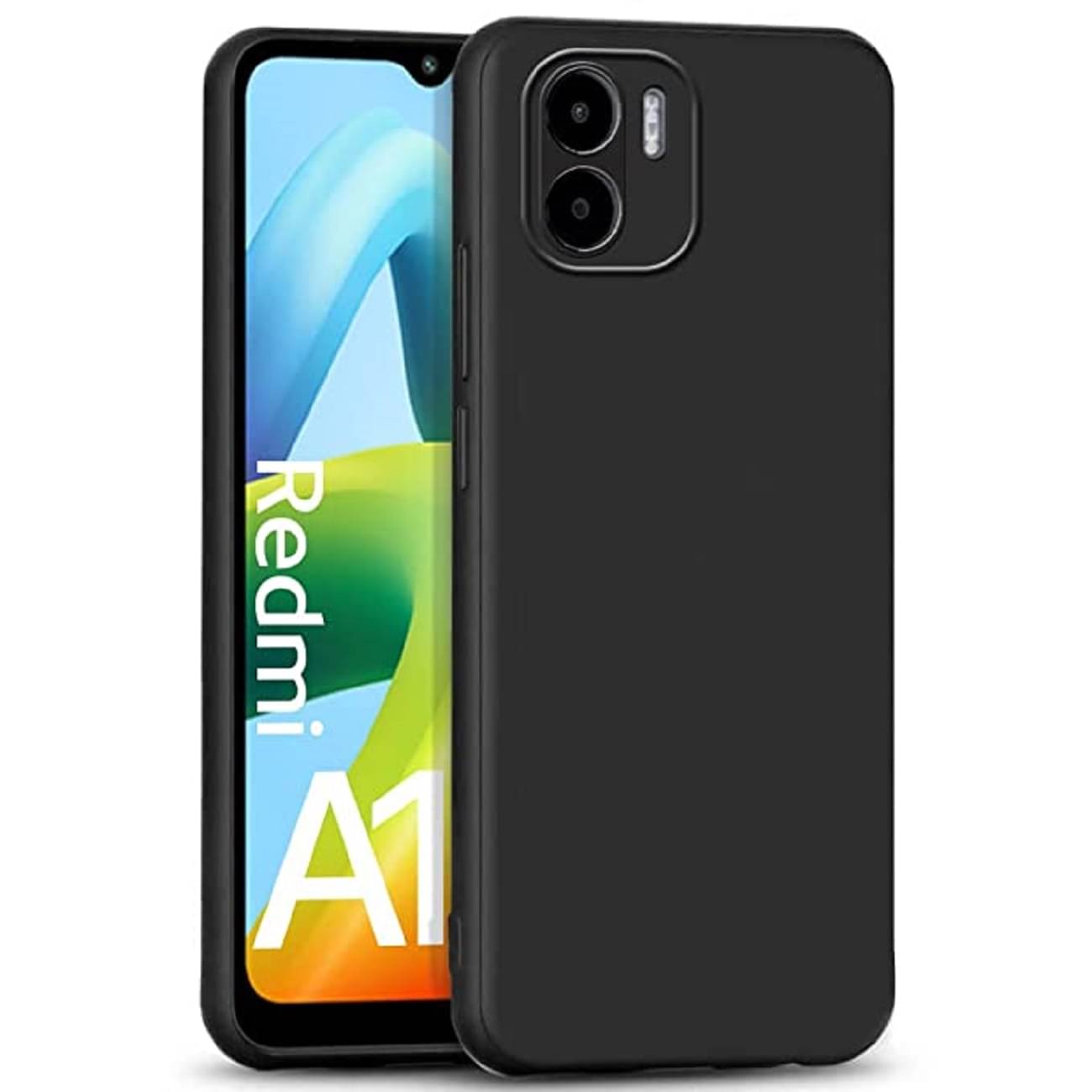 Case Vault Covers - Black Silicon Plain Cases Compatible For Xiaomi Redmi A1 ( Pack of 1 ) Case Vault Covers - Black Silicon Plain Cases Compatible For Xiaomi Redmi A1 ( Pack of 1 )