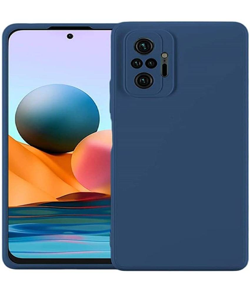 Case Vault Covers - Blue Silicon Plain Cases Compatible For Xiaomi Redmi Note 10 Pro ( Pack of 1 )     			Case Vault Covers - Blue Silicon Plain Cases Compatible For Xiaomi Redmi Note 10 Pro ( Pack of 1 )