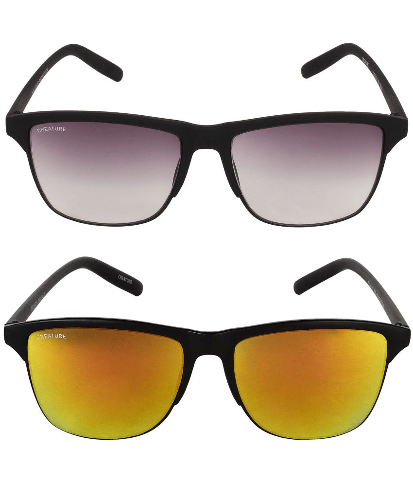 Creature - Black Square Sunglasses ( Pack of 2 )     			Creature - Black Square Sunglasses ( Pack of 2 )