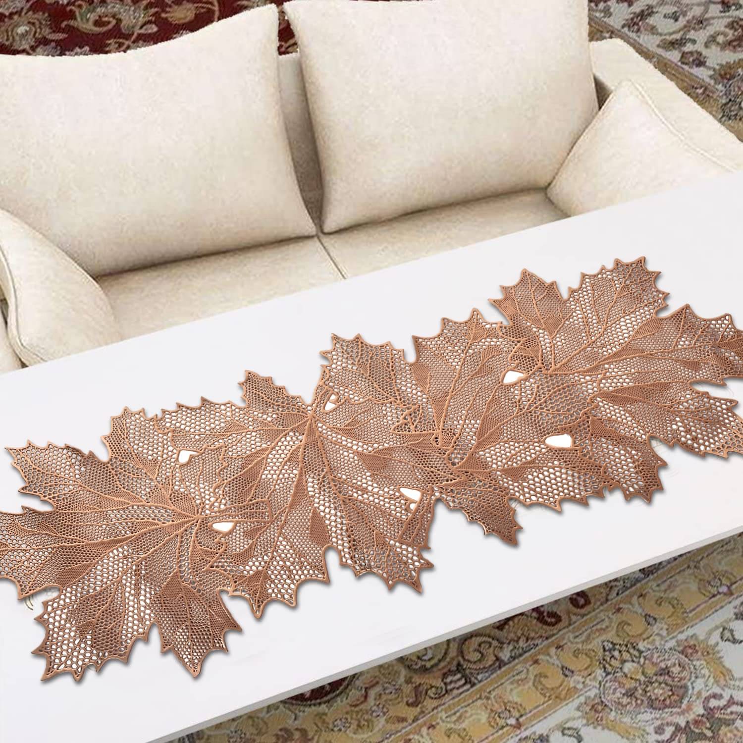     			PVC 4 Seater Table Runner ( 92 cm x 33 cm ) Single - Copper