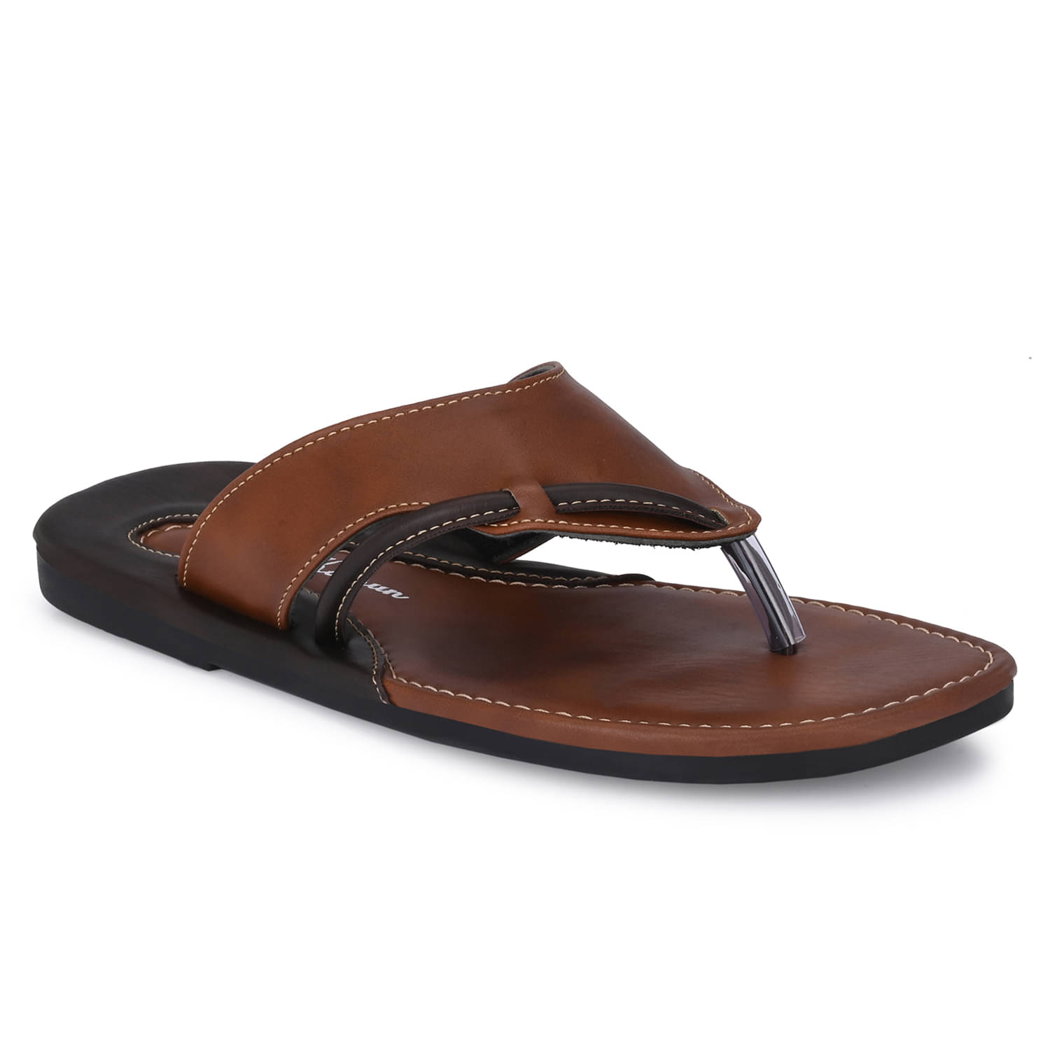     			John Karsun - Tan Men's Leather Slipper