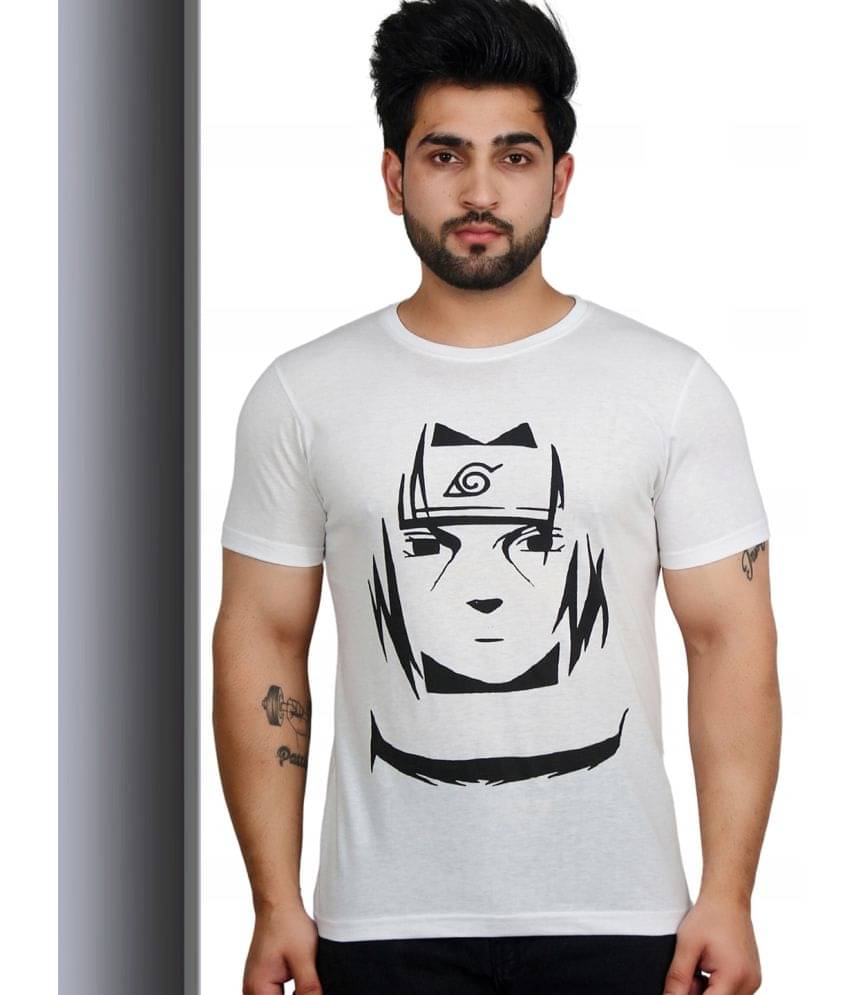     			Lycos Pack of 1 Cotton Blend Regular Fit Men's T-Shirt ( White )