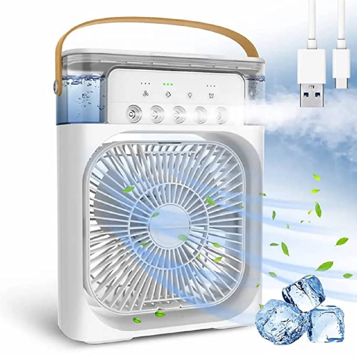 Portable Humidifier Air Cooler Fan Mini Cooler for Home with