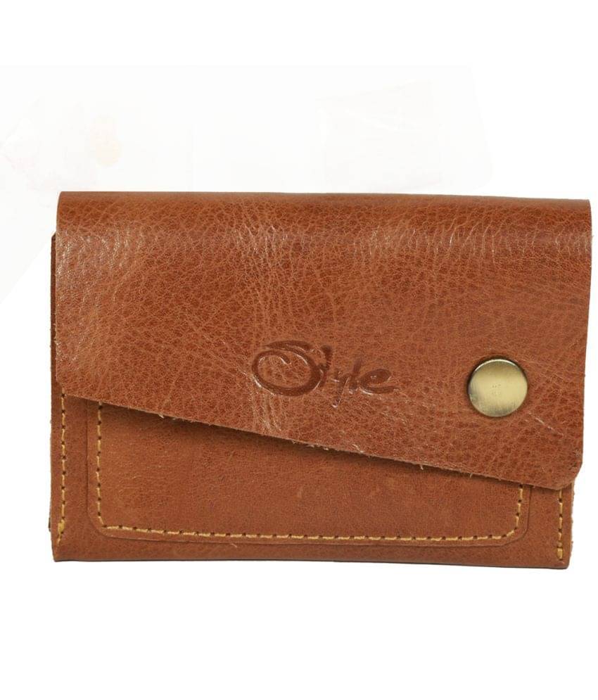     			STYLE SHOES - Leather Travel Card Holder ( Pack 1 )