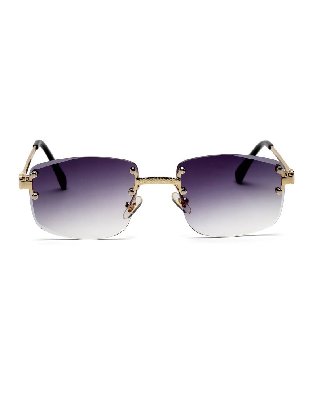 YourSpex - Gold Rectangular Sunglasses ( Pack of 1 ) - Sunglasses | Buy online on ZillyBuy