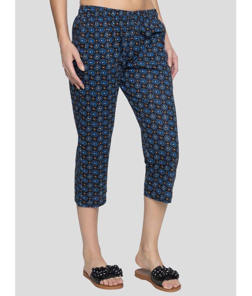     			Zeffit Cotton Capris - Multi Color