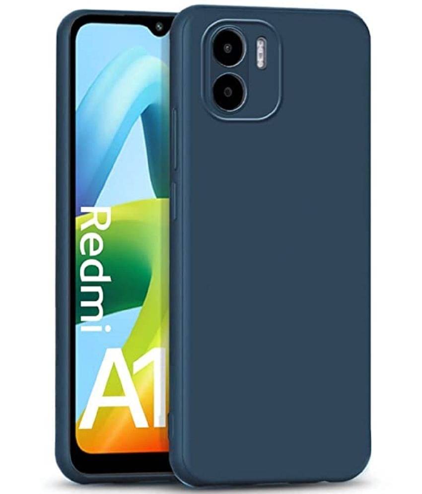 CASE VA - Blue Silicon Plain Cases Compatible For Xiaomi Redmi A1 ( Pack of 1 ) CASE VA - Blue Silicon Plain Cases Compatible For Xiaomi Redmi A1 ( Pack of 1 )
