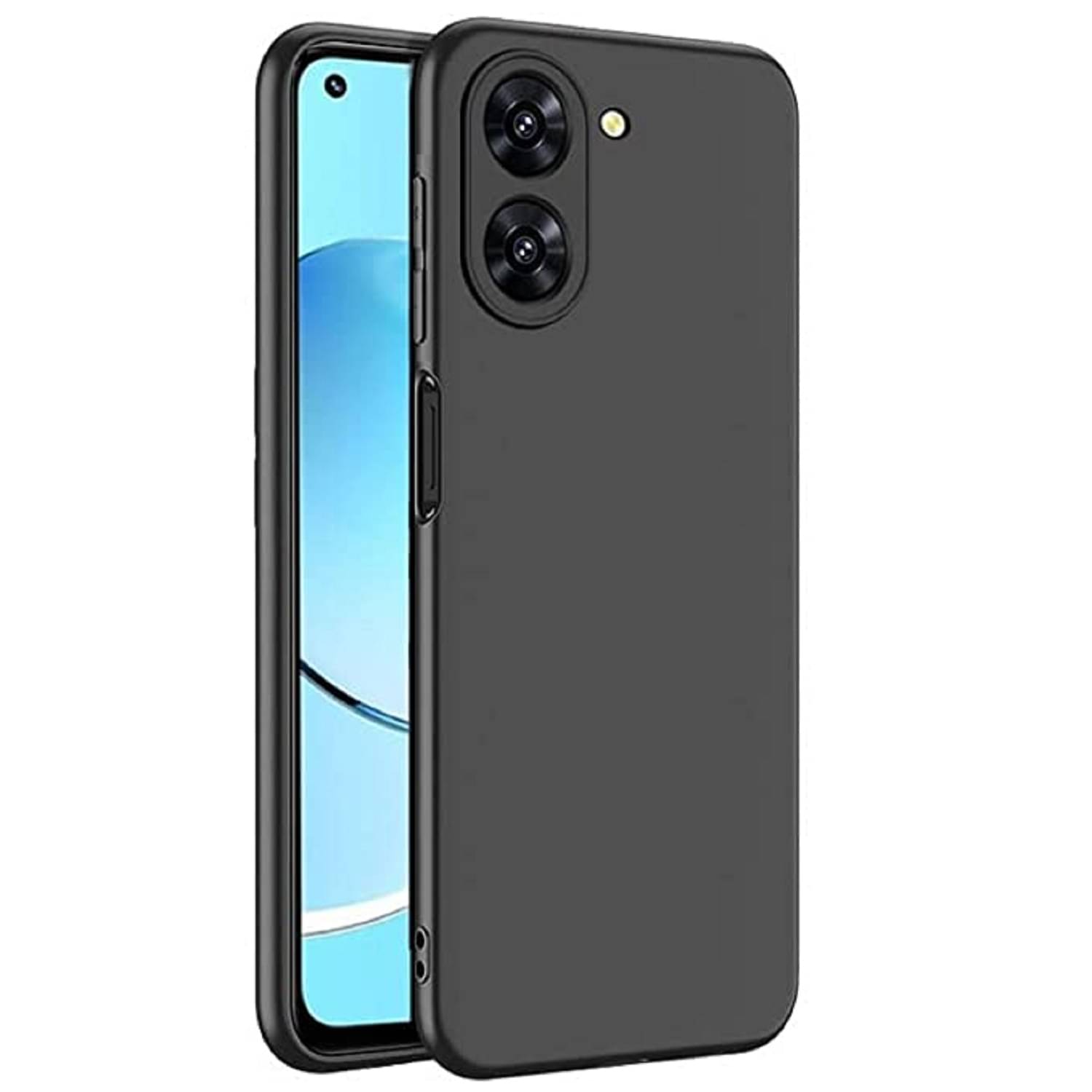 Case Vault Covers - Black Silicon Plain Cases Compatible For REALME 10 4G ( Pack of 1 ) Case Vault Covers - Black Silicon Plain Cases Compatible For REALME 10 4G ( Pack of 1 )