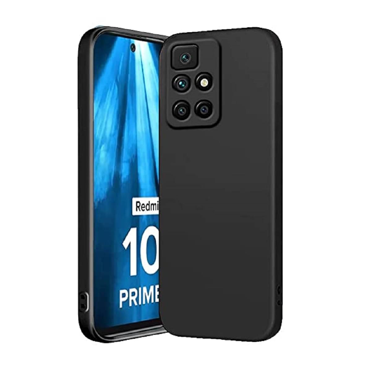 Case Vault Covers - Black Silicon Plain Cases Compatible For redmi 10 prime ( Pack of 1 )     			Case Vault Covers - Black Silicon Plain Cases Compatible For redmi 10 prime ( Pack of 1 )