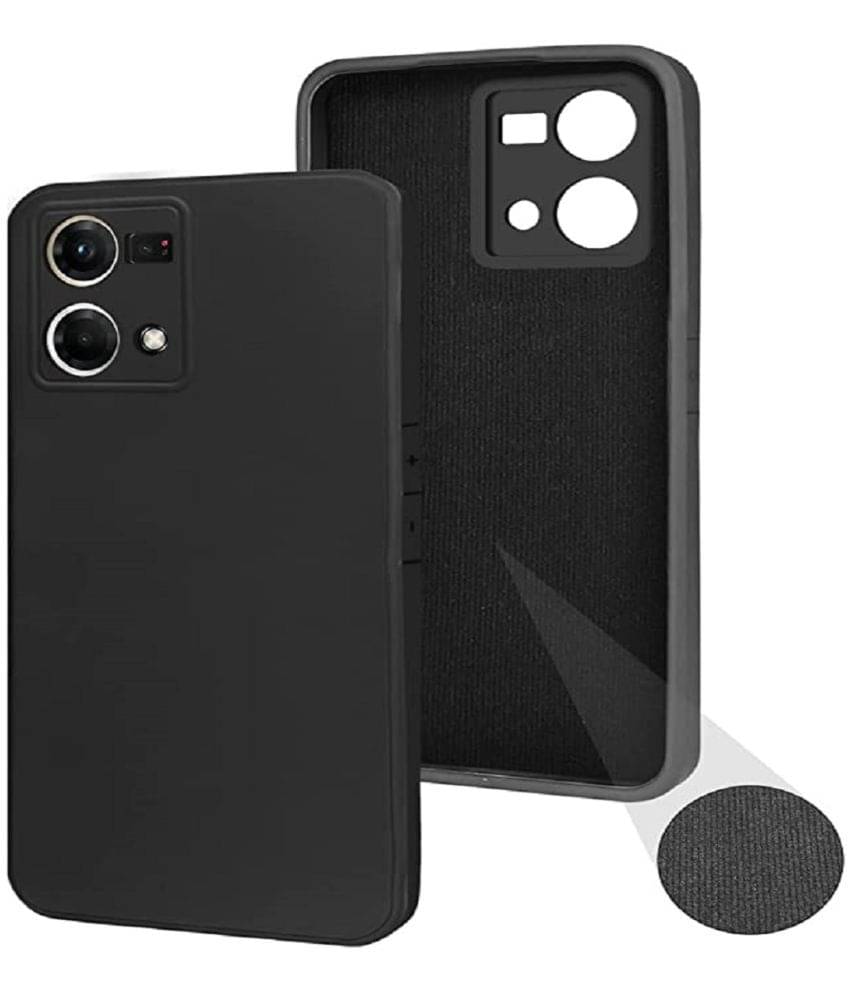 Case Vault Covers - Black Silicon Plain Cases Compatible For Oppo F21 Pro 4G ( Pack of 1 ) Case Vault Covers - Black Silicon Plain Cases Compatible For Oppo F21 Pro 4G ( Pack of 1 )