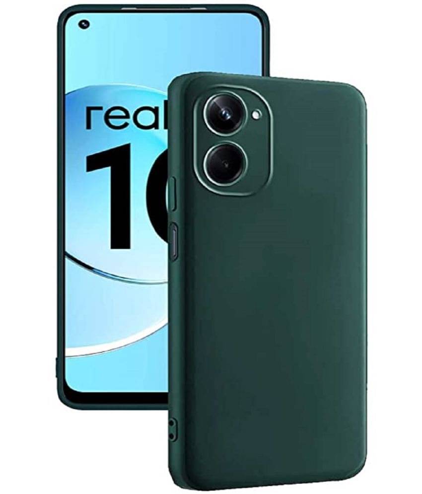 Case Vault Covers - Green Silicon Plain Cases Compatible For REALME 10 4G ( Pack of 1 ) Case Vault Covers - Green Silicon Plain Cases Compatible For REALME 10 4G ( Pack of 1 )