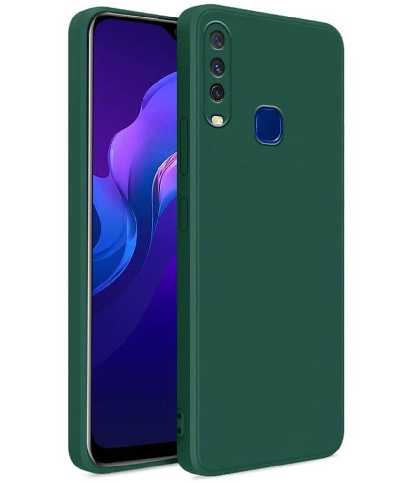 Case Vault Covers - Green Silicon Plain Cases Compatible For Vivo Y15 ( Pack of 1 ) Case Vault Covers - Green Silicon Plain Cases Compatible For Vivo Y15 ( Pack of 1 )