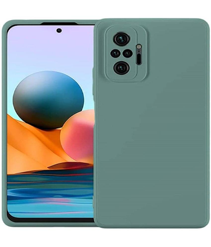 Case Vault Covers - Green Silicon Plain Cases Compatible For Xiaomi Redmi Note 10 Pro ( Pack of 1 ) Case Vault Covers - Green Silicon Plain Cases Compatible For Xiaomi Redmi Note 10 Pro ( Pack of 1 )