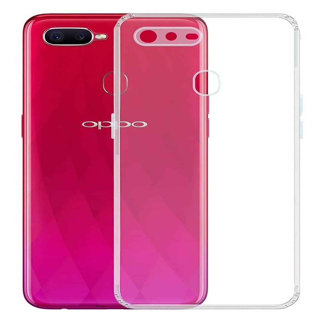     			Case Vault Covers - Transparent Silicon Silicon Soft cases Compatible For RealMe 2 Pro ( Pack of 1 )