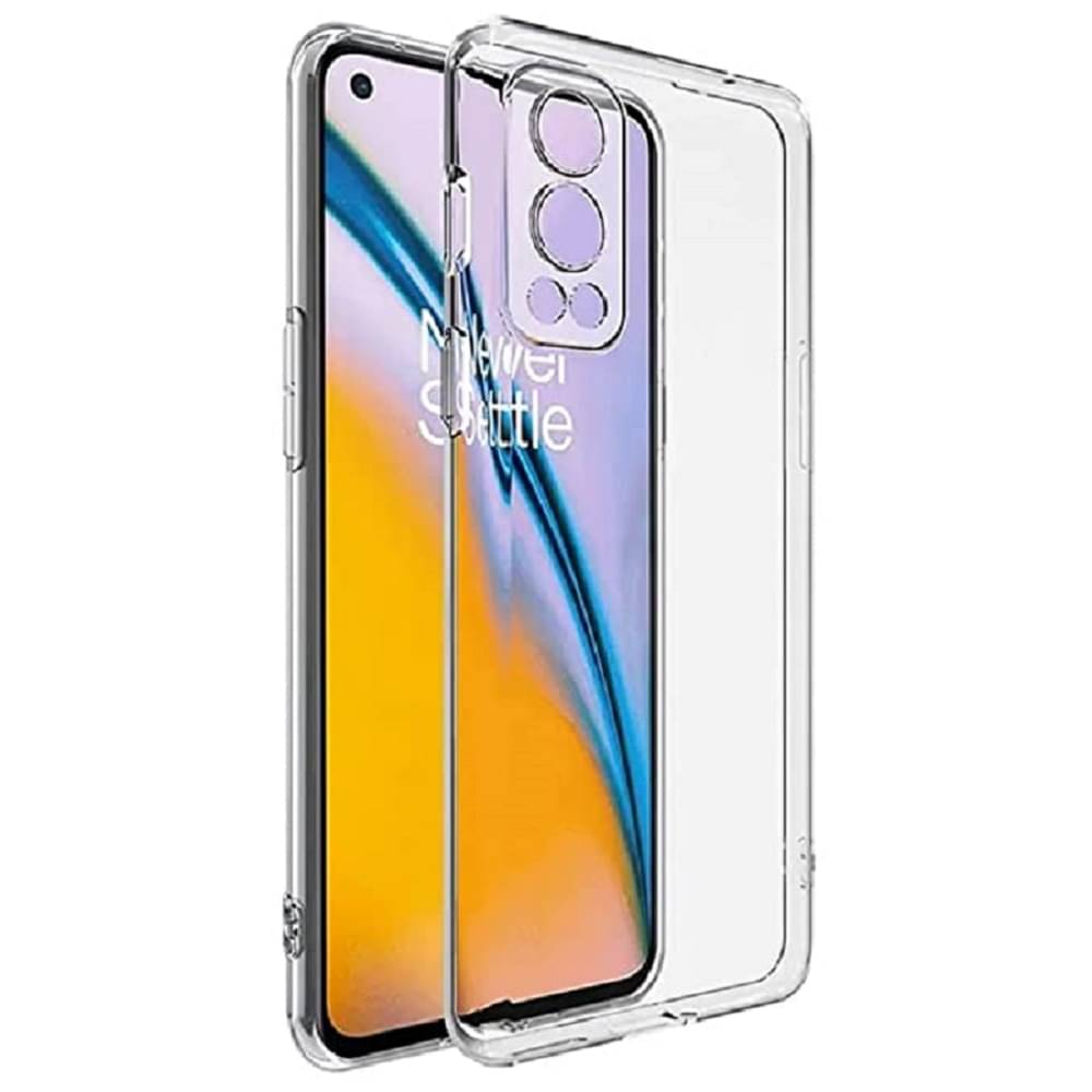    			Case Vault Covers - Transparent Silicon Silicon Soft cases Compatible For Oneplus Nord 2 ( Pack of 1 )