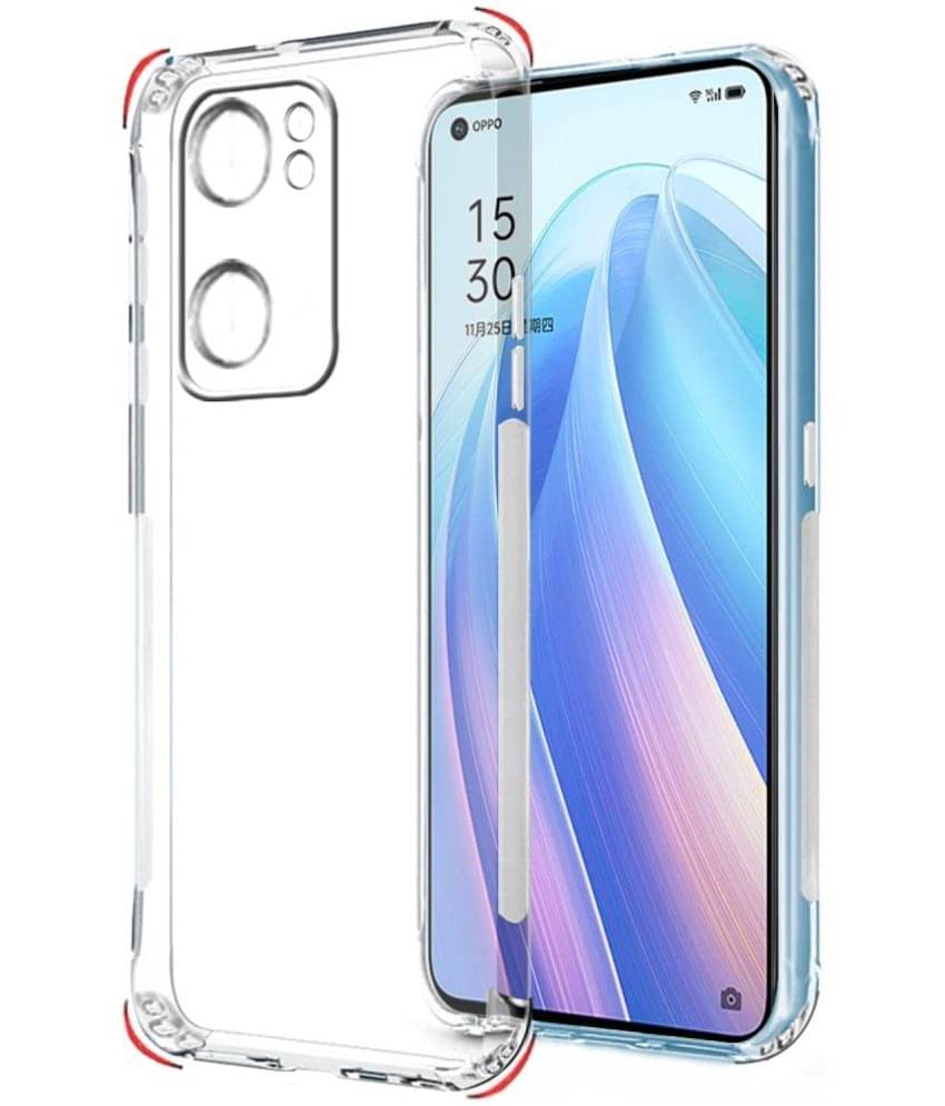 Case Vault Covers - Transparent Silicon Silicon Soft cases Compatible For Oppo Reno 7 5G ( Pack of 1 ) Case Vault Covers - Transparent Silicon Silicon Soft cases Compatible For Oppo Reno 7 5G ( Pack of 1 )