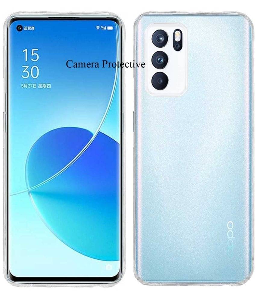 Case Vault Covers - Transparent Silicon Silicon Soft cases Compatible For Oppo Reno 6 5G ( Pack of 1 ) Case Vault Covers - Transparent Silicon Silicon Soft cases Compatible For Oppo Reno 6 5G ( Pack of 1 )