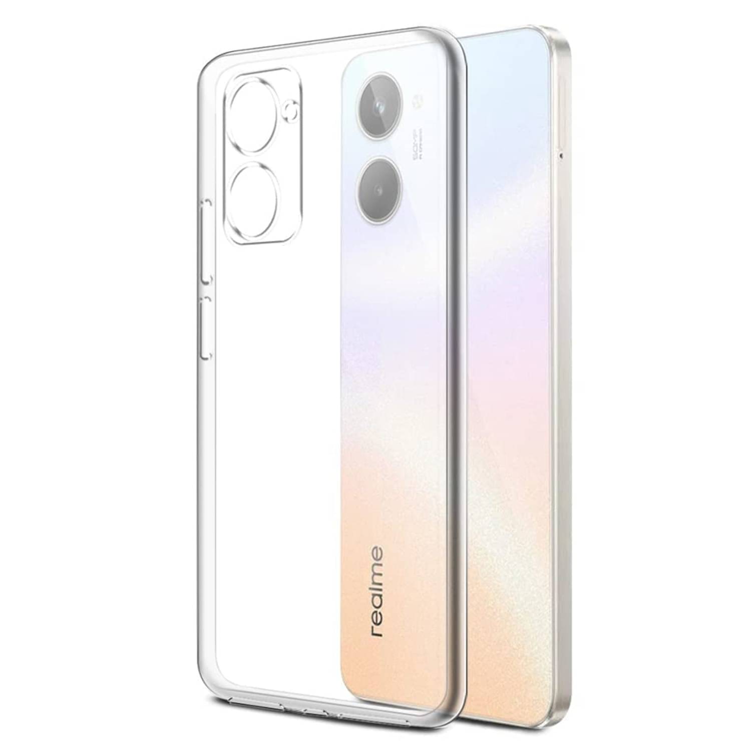     			Case Vault Covers - Transparent Silicon Silicon Soft cases Compatible For REALME 10 4G ( Pack of 1 )