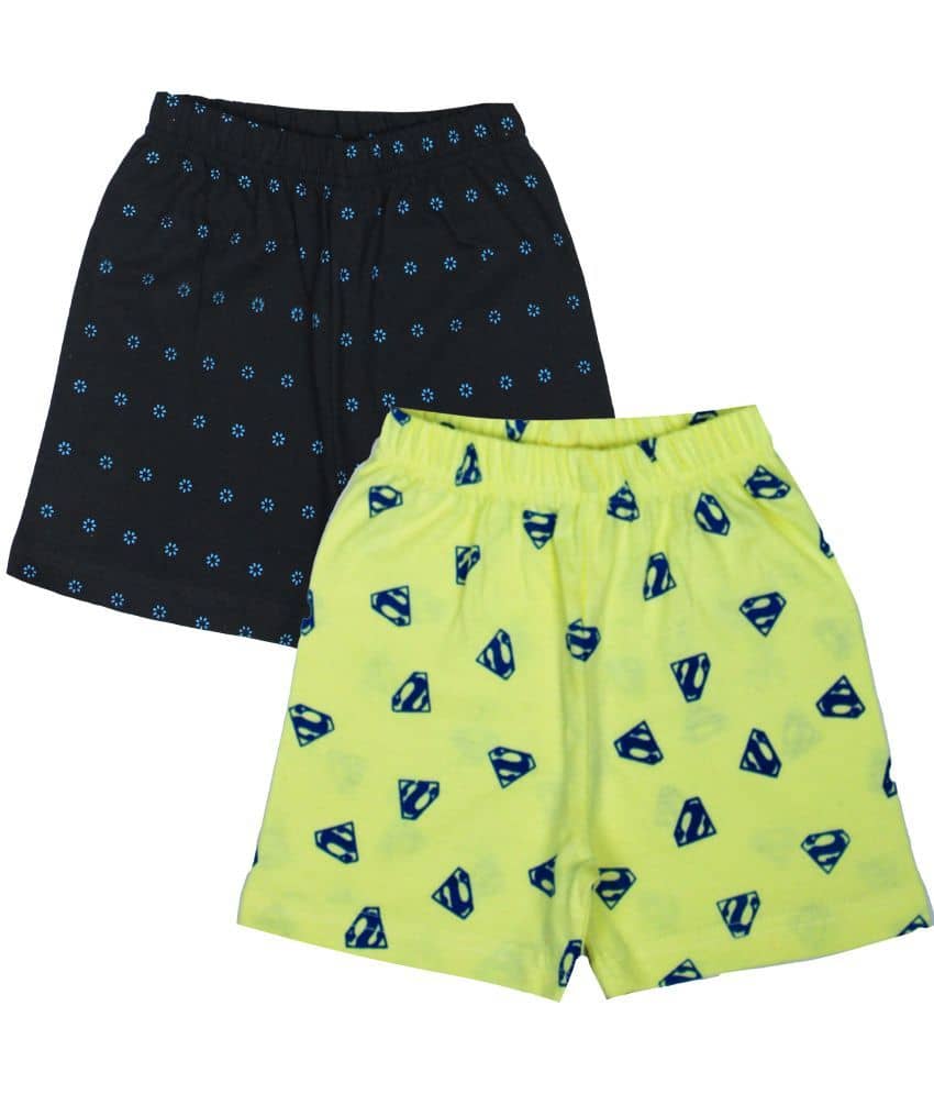 Diaz Pack of 2 Cotton Shorts For Boys ( Multicolor ) - Shorts | Buy online on ZillyBuy