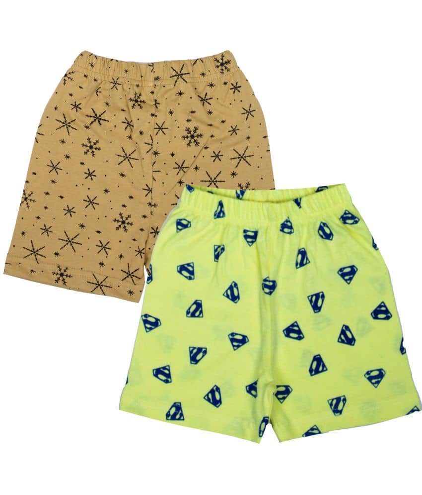 Diaz Pack of 2 Cotton Shorts For Boys ( Multicolor ) - Shorts | Buy online on ZillyBuy