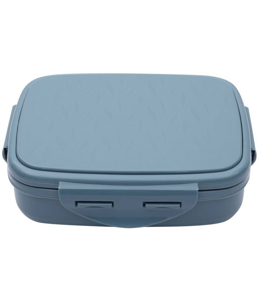 Jaypee - Light Blue Stainless Steel Insulated Lunch Box ( Pack of 1 )