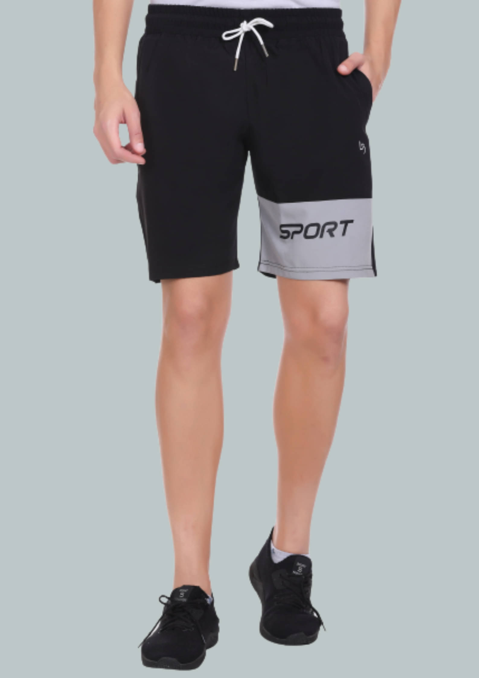     			LEEBONEE - Black Polyester Blend Men's Shorts ( Pack of 1 )