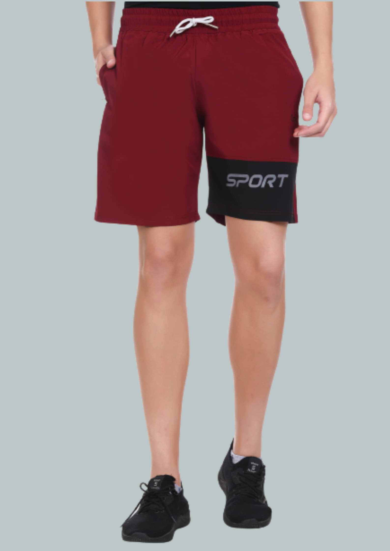     			LEEBONEE - Maroon Polyester Blend Men's Shorts ( Pack of 1 )