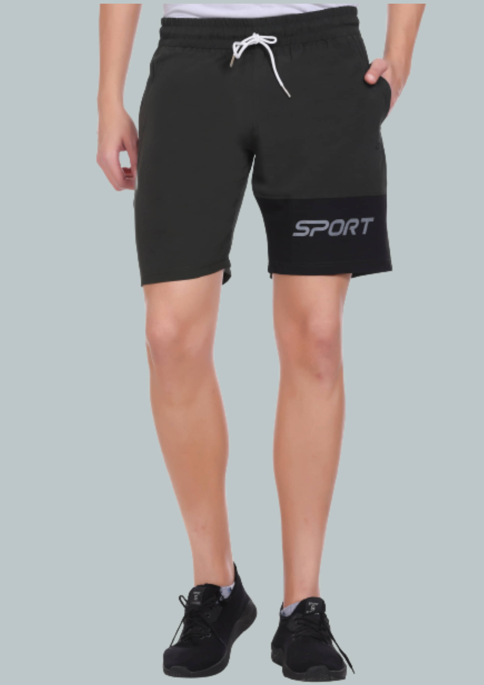     			LEEBONEE - Olive Polyester Blend Men's Shorts ( Pack of 1 )