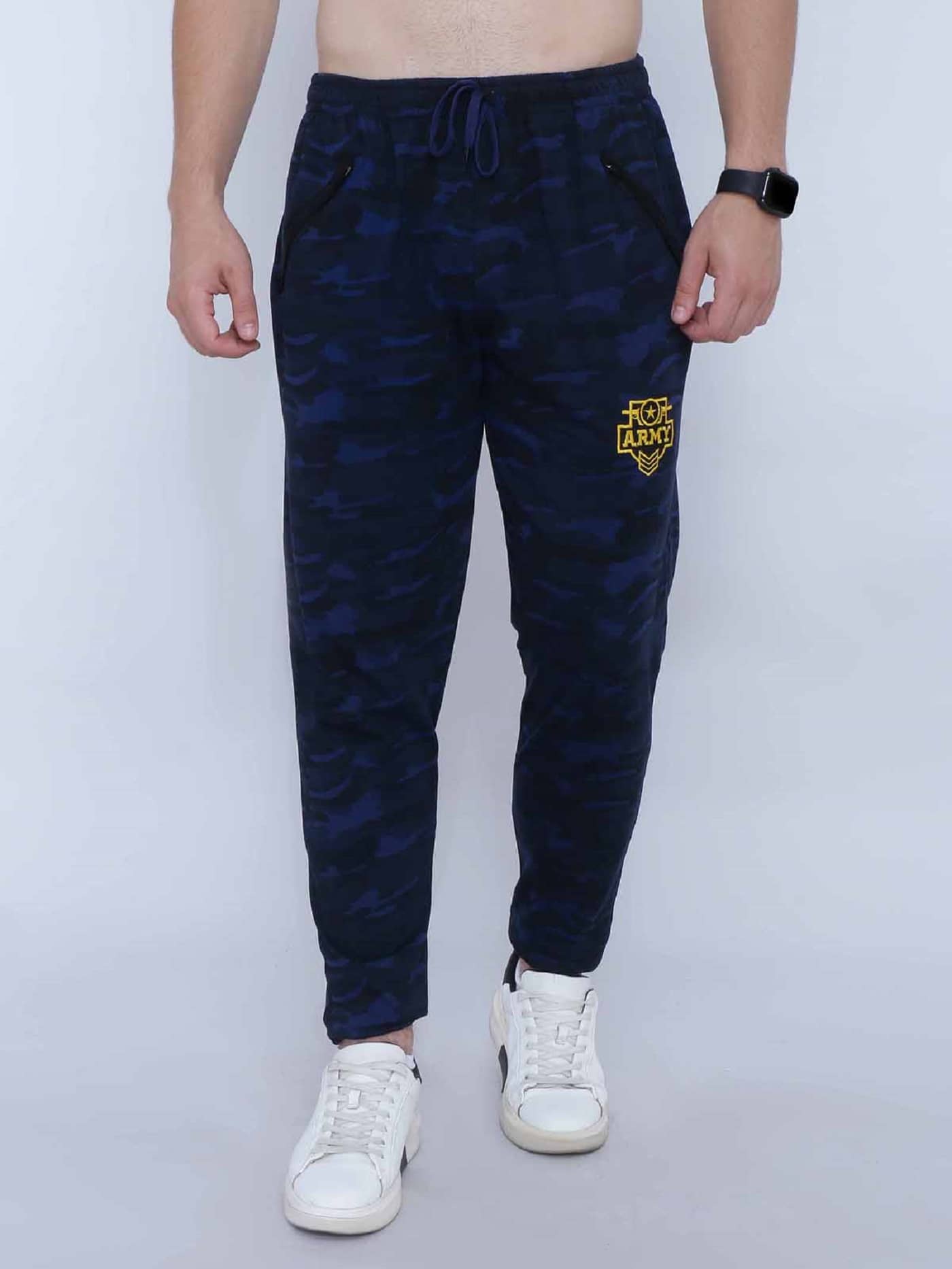 Neo Garments - Blue Cotton Men's Trackpants ( Pack of 1 ) - Track Pants | Buy online on ZillyBuy